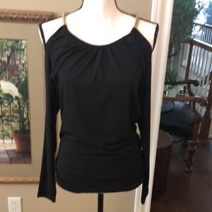 Long sleeve open shoulder NWT
